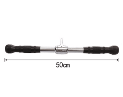 Gravity D Straight Cable Bar with Rubber Grip Gravity D Straight Cable Bar with Rubber Grip