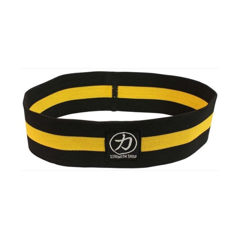 Hip band, musta/keltainen - 35,5cm
