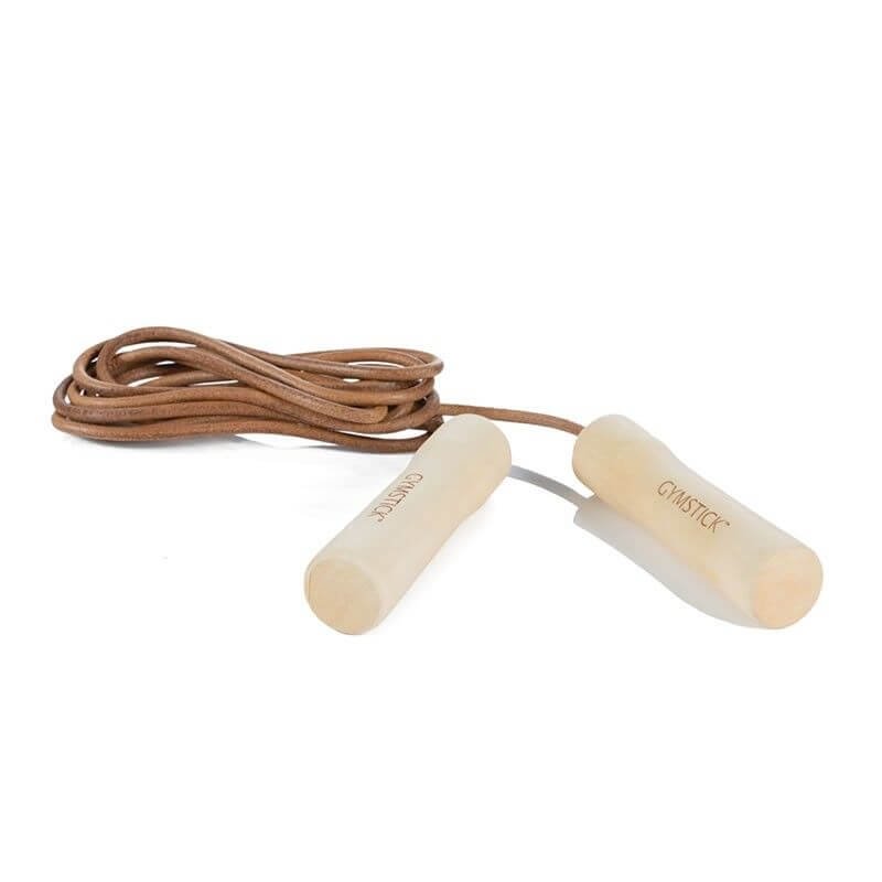 Gymstick Classic Leather Jump Rope - Wood