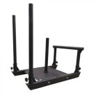 Power Sled with 2 Poles and Low Handle (Black)