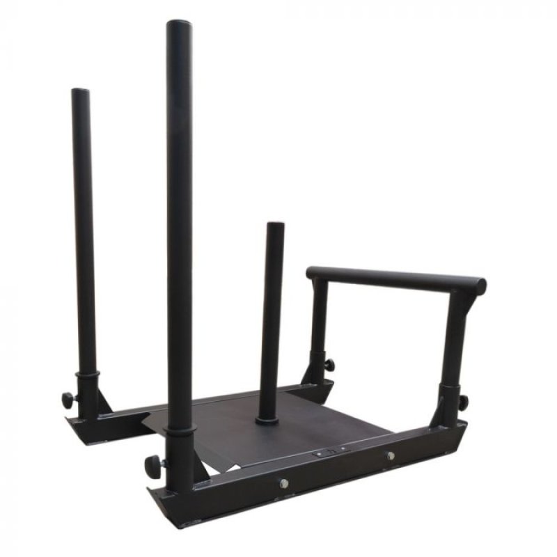 Power Sled with 2 Poles and Low Handle (Black)