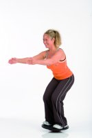 Balance Board - Level 1, black with red, 40x6 cm Balance Board - Level 1, black with red, 40x6 cm